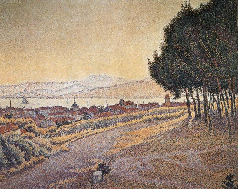 Paul Signac City Sunset